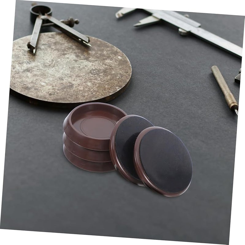 5Pcs Round Plastic Furniture Cups Non Slip Grippers For Caster Wheels 5 5X5 5X1 CM Office Floor Protectors - Image 5